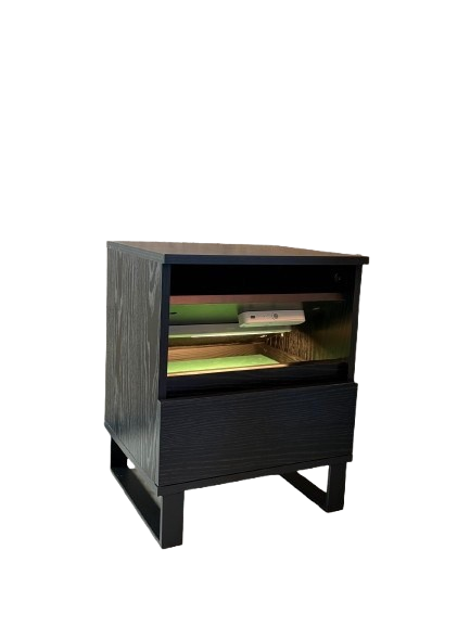 Vault Nightstand – Onyx
